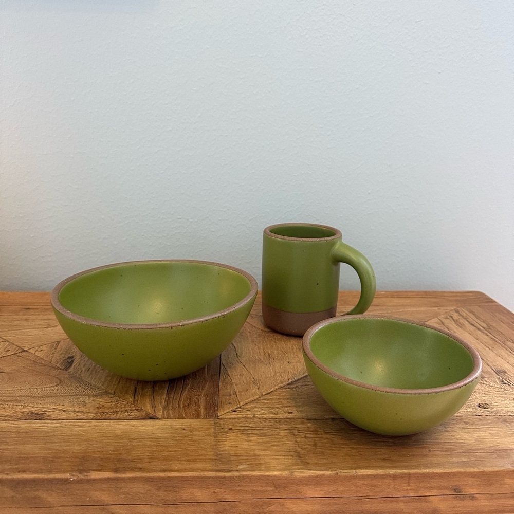 East Fork Pottery Seconds - Fiddlehead Green
